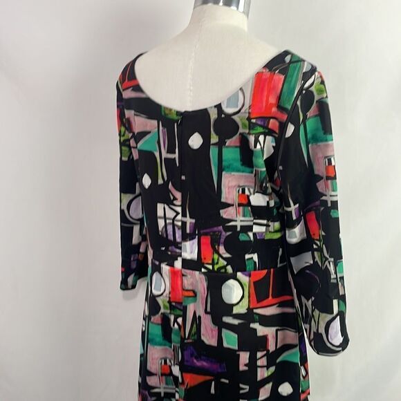 Milly Multi Print Abstract Mini Dress - Picture 3 of 5